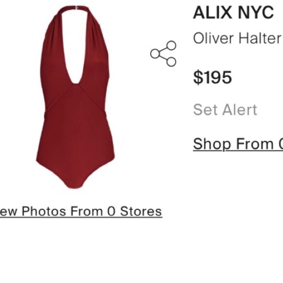 ALIX NYC bodysuit backless M Retails $195 - Picture 2 of 8
